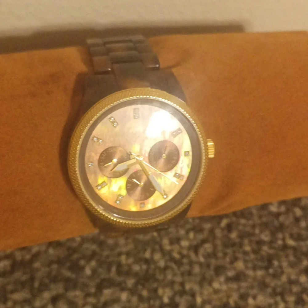 Michael Kors Gold and Brown Chronograph Women's Watch Mk 5038 Ritz
